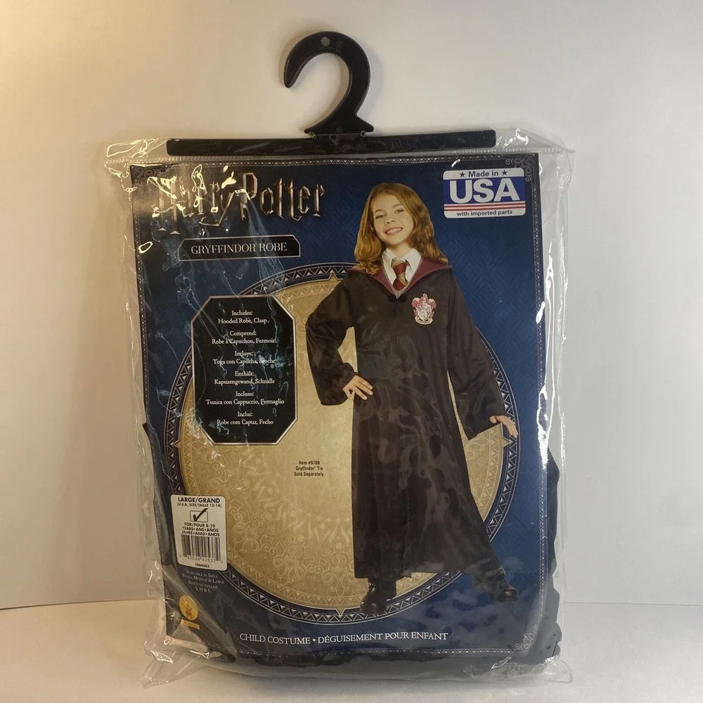 Harry Potter Gryffindor Child Fancy Dress Costume Robe/ Large. NEW/ NEVER WORN